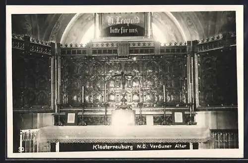 AK Klosterneuburg, Verduner Altar in der Kirche