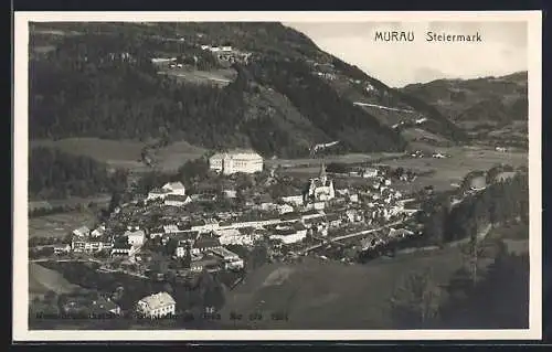 AK Murau, Blick aus der Vogelschau