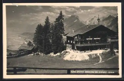 AK Schwaz, Alpen Gasthof Grafenast