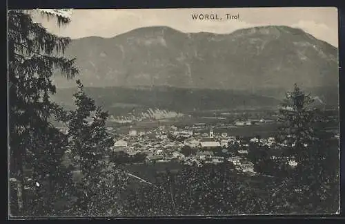 AK Wörgl /Tirol, Fernblick auf den Ort