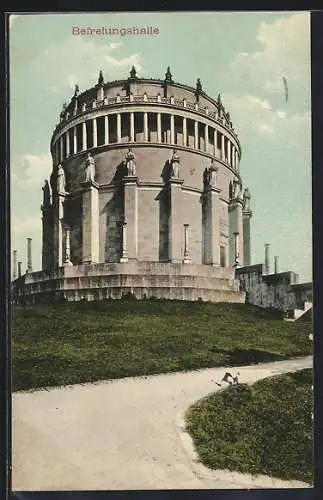 AK Kelheim, Partie an der Befreiungshalle