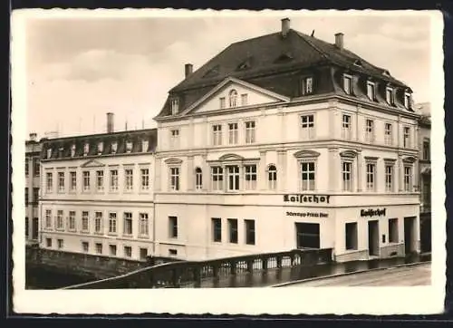 AK Pforzheim, Gasthaus Kaiserhof an der Rossbrücke