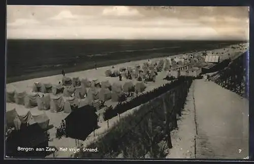 AK Bergen aan Zee, Het vrije strand