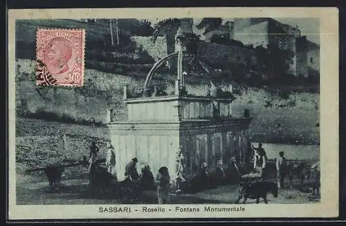 AK Sassari, Rosello, Fontana Monumentale