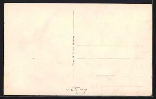 AK Rendsburg, Blick auf den Bahnhofseingang