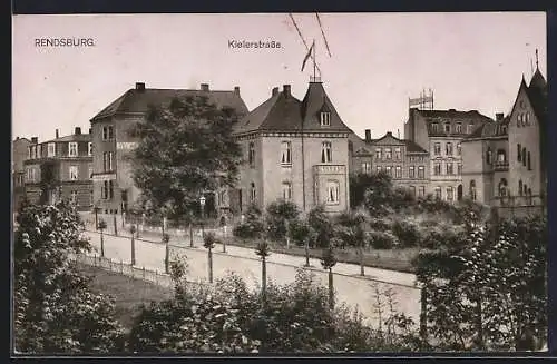 AK Rendsburg, Partie in der Kielerstrasse