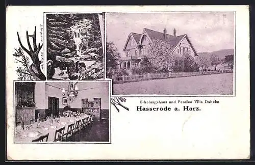 AK Hasserode a. Harz, Erholungshaus und Pension Villa Daheim