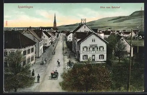 AK Spaichingen, Blick vom Bahnhof