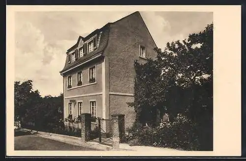 AK Boppard a. Rh., Privat-Pension Lamberti, von der Strasse gesehen