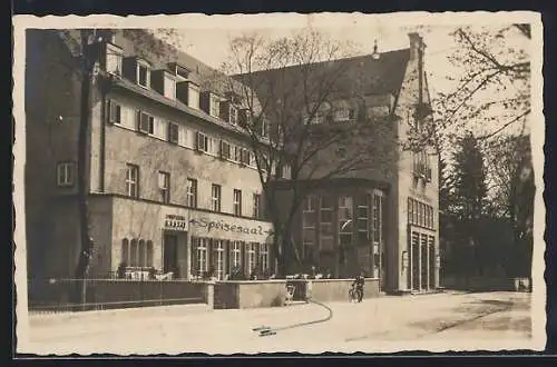 AK Heidenheim a. Br., Christliches Hospiz mit Strasse