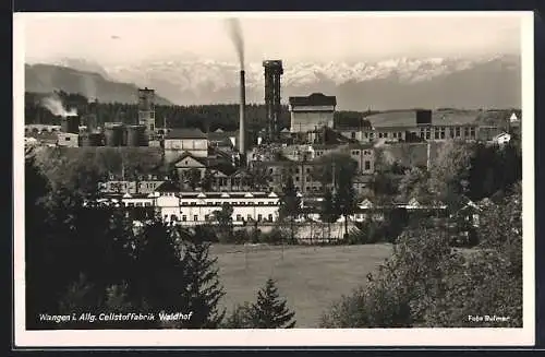 AK Wangen im Allgäu, Cellstofffabrik Waldhof