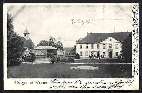 AK Heiningen b. Börssum, Blick auf das Rittergut