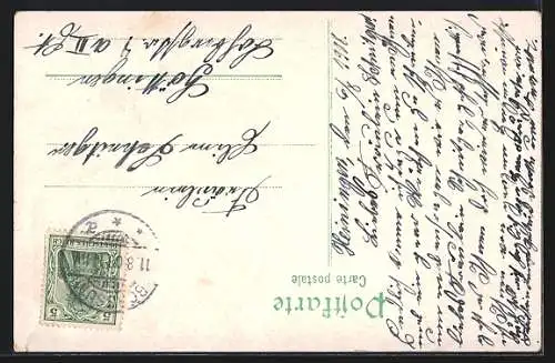 AK Heiningen b. Börssum, Blick auf das Rittergut