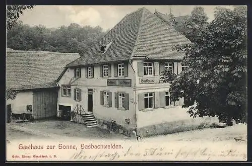 AK Sasbachwalden, Gasthaus zur Sonne