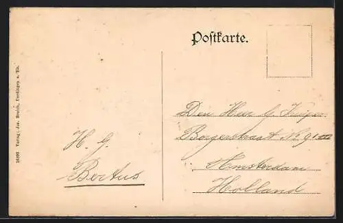 AK Uerdingen a. Rh., Partie in der Verbergerstrasse