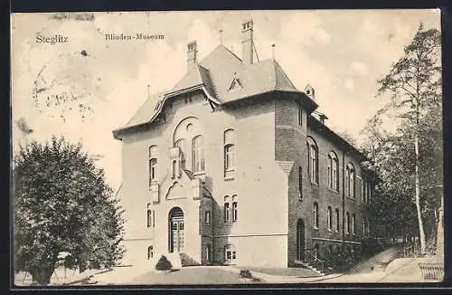 AK Berlin-Steglitz, Ansicht vom Blinden-Museum