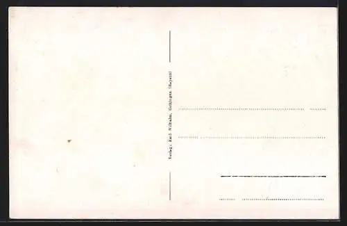 AK Ebermergen, Handlung v. Andreas Stegner, Denkmal, Schule, Totalansicht