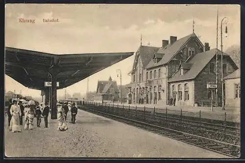 AK Ehrang, Blick in den Bahnhof