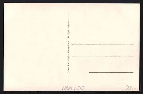 AK Karibib /Deutsch-Südwest-Afrika, Strassenpartie mit Hotel Roesemann