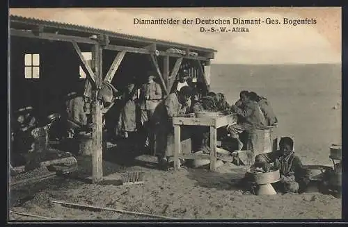 AK Bogenfels / Namibia, Diamantfelder der Deutschen Diamant-Gesellschaft Bogenfels