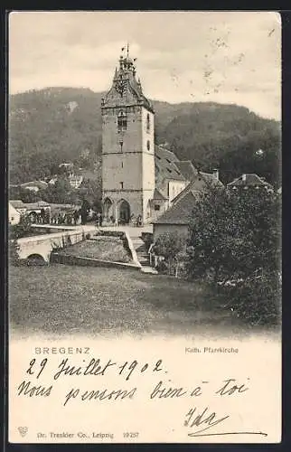 AK Bregenz, Die Katholische Pfarrkirche