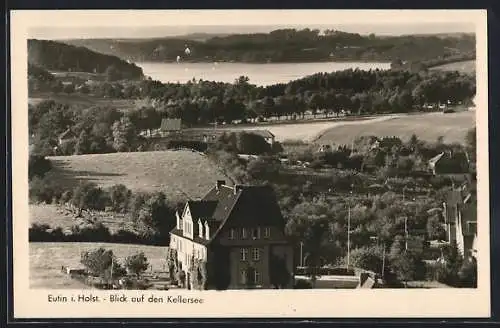 AK Eutin /Holst., Blick auf den Kellersee