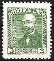 Reklamemarke Internacia Lingvo, Esperanto, Dr. Zamenhof-Porträt