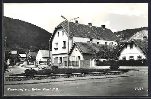 AK Winzendorf a. d. Hohen Wand, Ortspartie