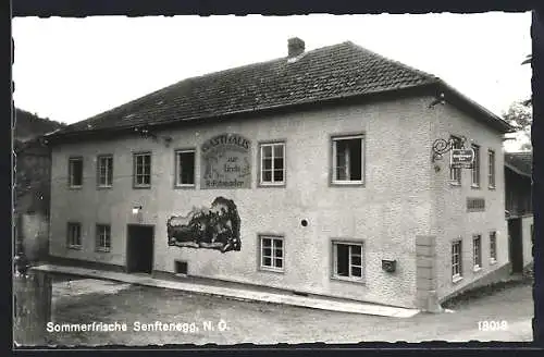 AK Ferschnitz /N. Ö., Senftenegg, Gasthaus zur Linde