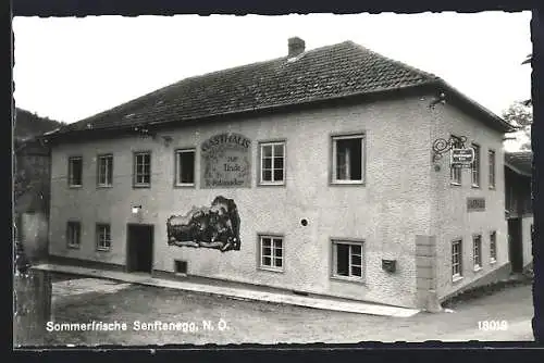 AK Ferschnitz /N. Ö., Senftenegg, Gasthaus zur Linde