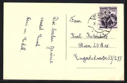 AK Allentsteig, Blick auf den Ort