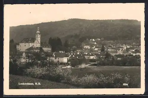 AK Lockenhaus, Ortsansicht mit Schloss