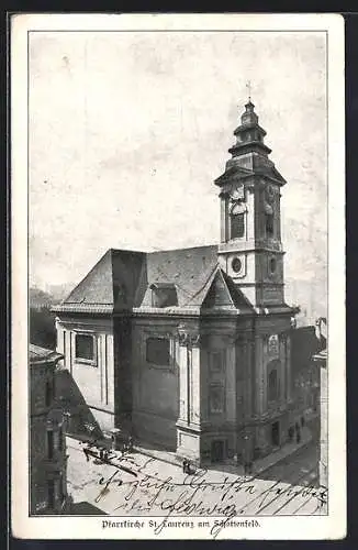 AK Wien I, Pfarrkirche St. Laurenz am Schottenfeld