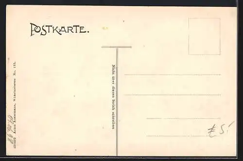 AK Kriegsschiff SMS Hannover unter Volldampf