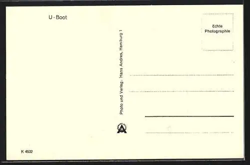 AK U-Boot, Feindfahrt, Graue Wölfe, Kriegsmarine