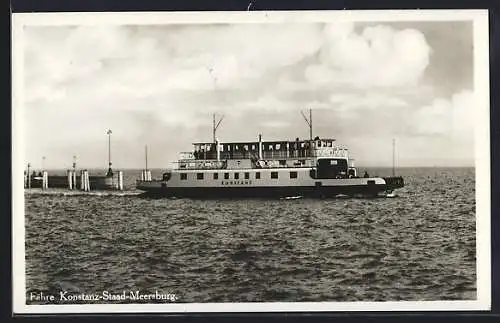 AK Bodensee-Fähre Konstanz verlässt den Landesteg