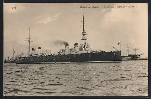 AK Croiseur-cuirassé Gloire, Marine Militaire, Kriegsschiff