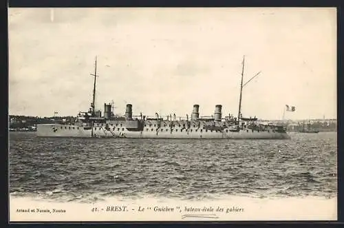 AK Brest, Bateau-école des gabiers Le Guichen, Kriegsschiff