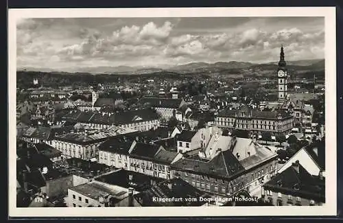 AK Klagenfurt, Aussicht vom Dom gegen Nordost