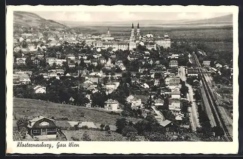 AK Klosterneuburg, Blick auf den Ort