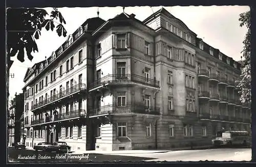 AK Baden bei Wien, Hotel Herzoghof