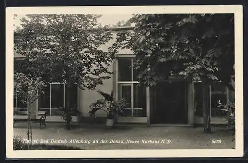 AK Bad Deutsch Altenburg an der Donau, Neues Kurhaus, Eingang