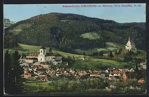 AK Kirchberg am Wechsel, Blick auf die Sommerfrische