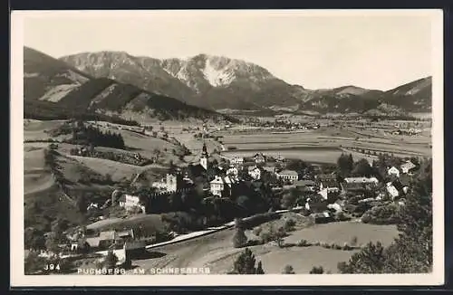 AK Puchberg am Schneeberg, Ortsansicht mit Blick in die Landschaft