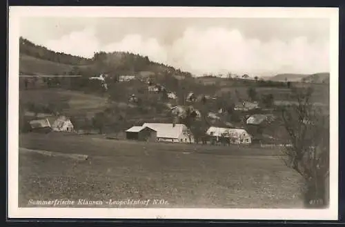 AK Klausen-Leopoldsdorf, Blick auf den Ort