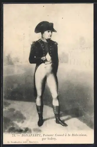 Künstler-AK Kaiser Napoleon in Uniform