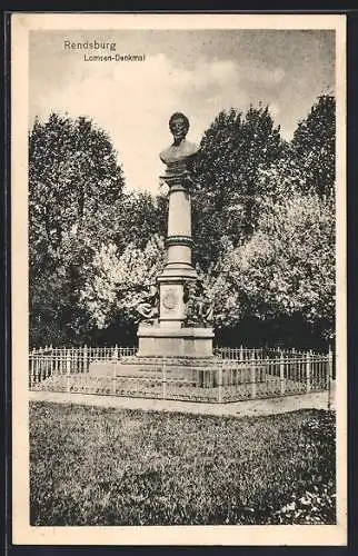 AK Rendsburg, Lornsen-Denkmal