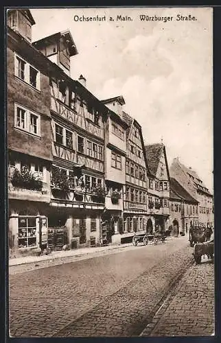 AK Ochsenfurt a. Main, Würzburger Strasse