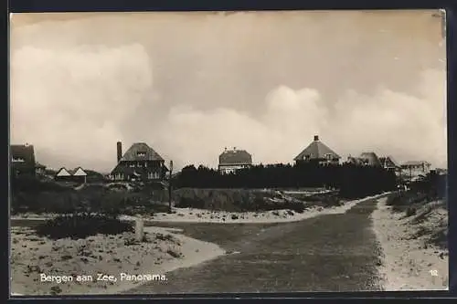 AK Bergen aan Zee, Teilansicht der Ortschaft