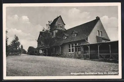 AK Elleben, am Berggasthaus Riechheimer Berg